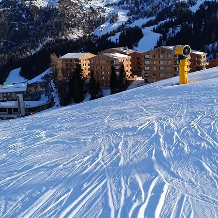 Nassfeldpass Pistenblick Apartment Sonnenalpe Nassfeld