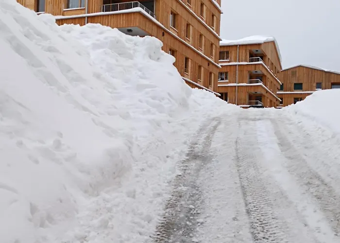 Nassfeldpass Pistenblick Sonnenalpe Nassfeld